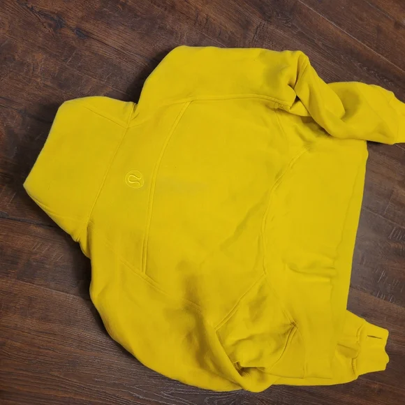 Lululemon Scuba Oversized Funnel-Neck Half Zip Soleil Yellow XS S - Picture 7 of 8